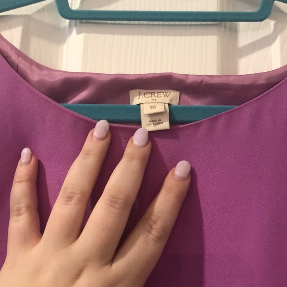 J Crew Crepe Shift Dress Orchid 16 - Picture 6 of 6